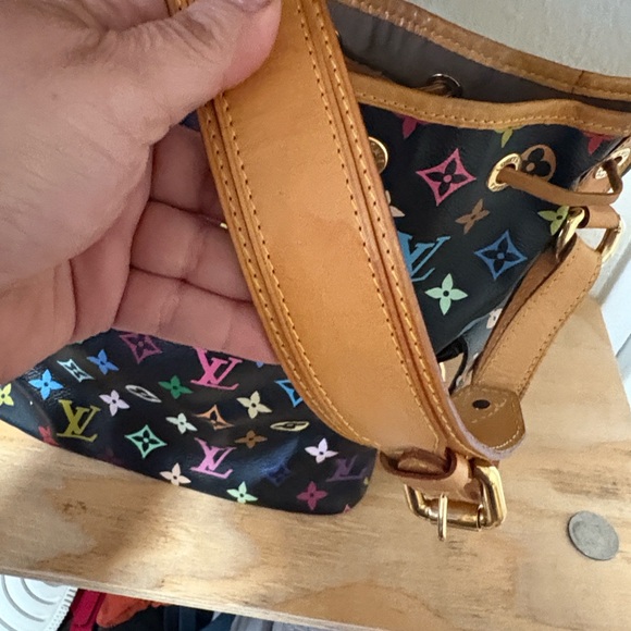 Louis Vuitton Black Multicolor Monogram Shoulder Bag - Picture 3 of 16